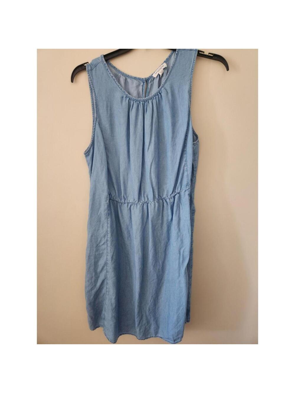 Beach Lunch Lounge Boutique Denim Blue Dress